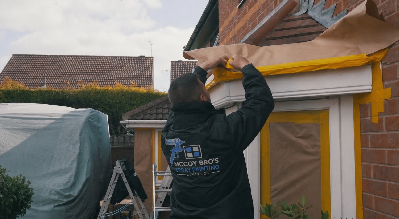 UPVC masking and preparation in Limerick